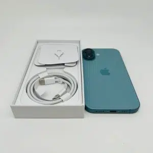 iPhone 16 128GB Verde Azulado Usado - Pago a Plazos, Cambio, Envío Gratis